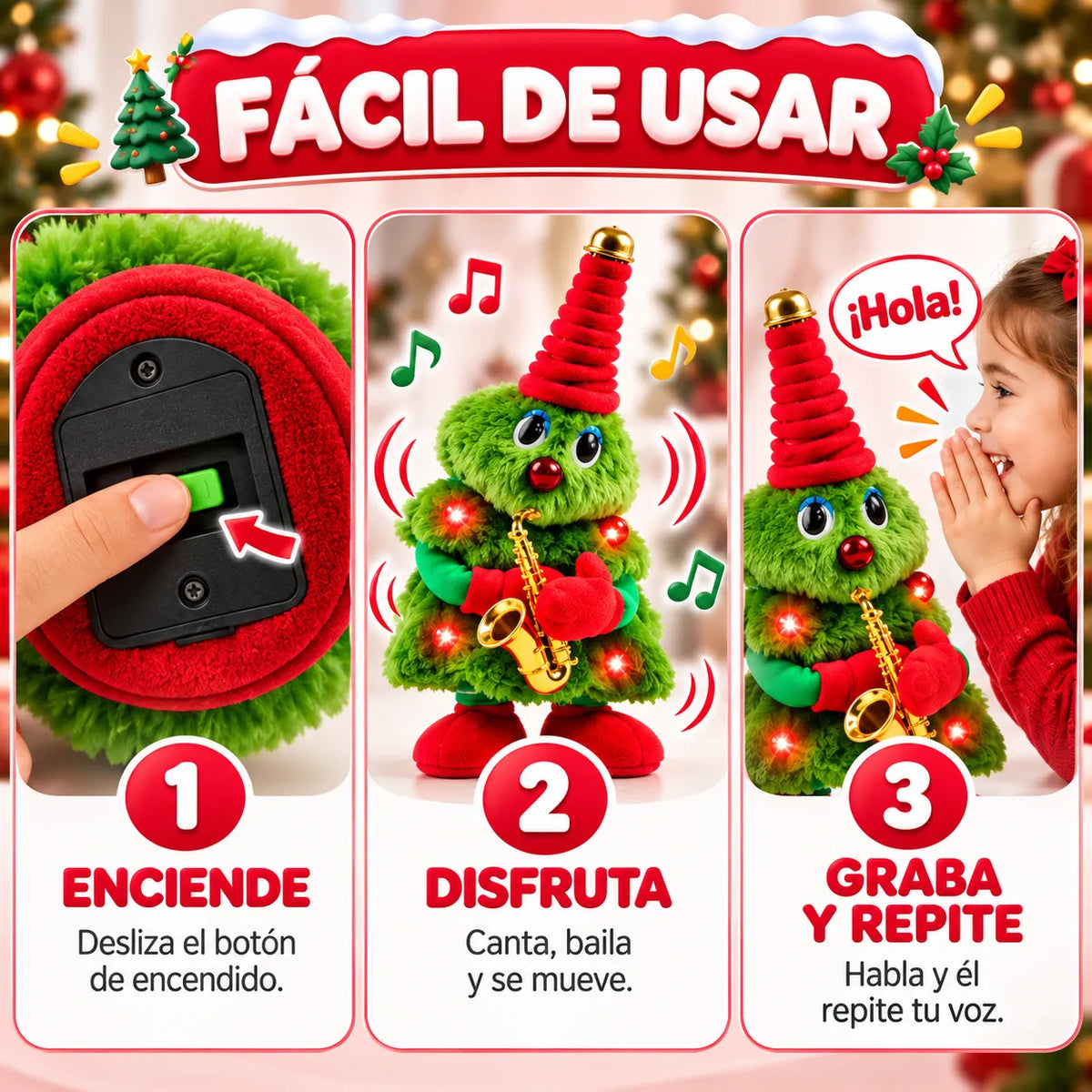 Arbol Bailarin Navideño