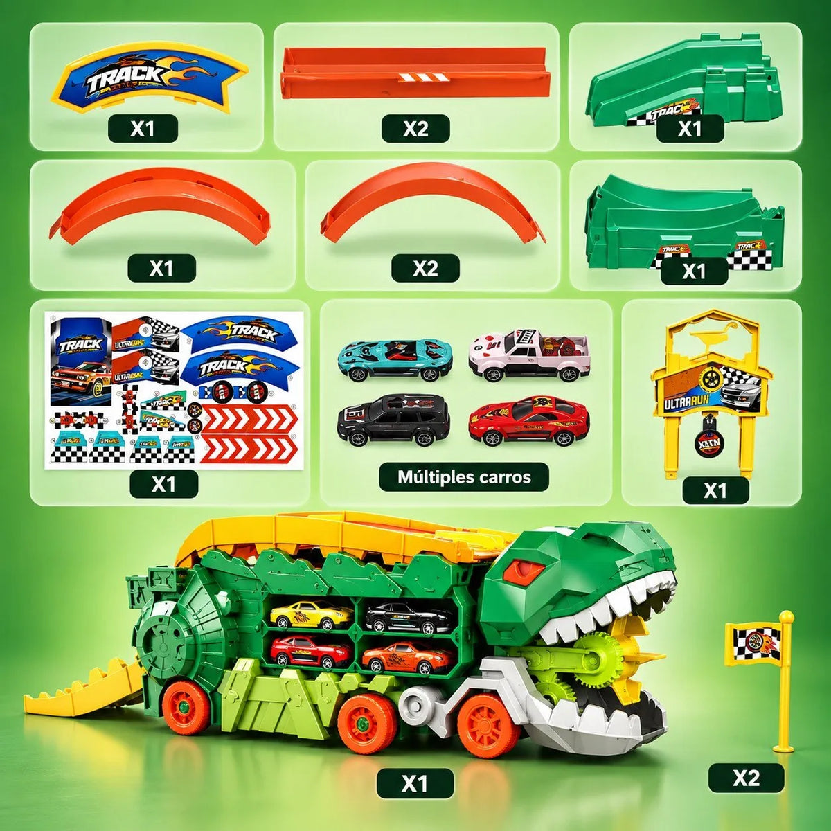 Mula Pista Dinosaurio