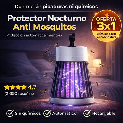 LÁMPARA MATAMOSCOS X3