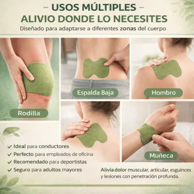 Parches Medicinales Alivia Dolor Rodilla