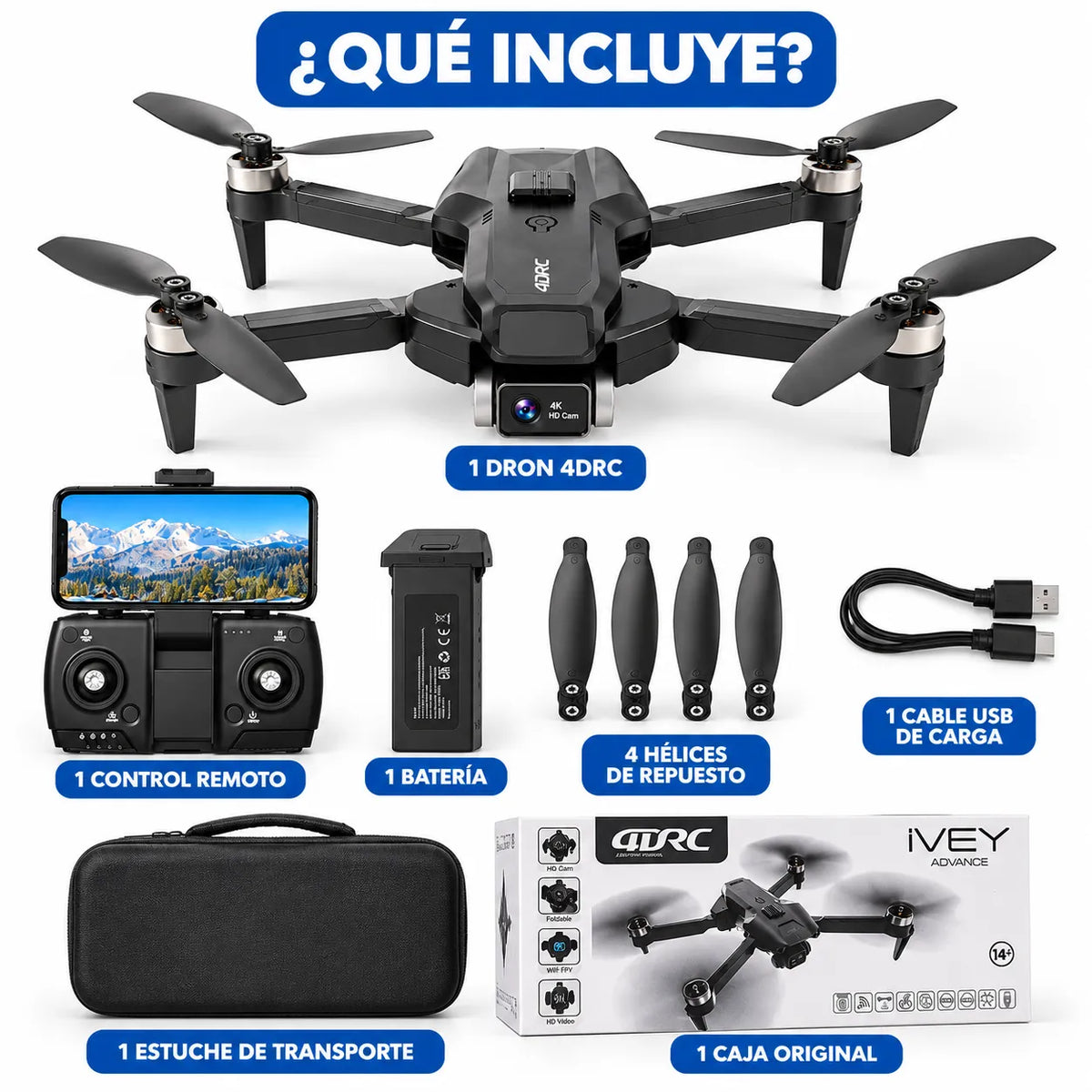 DRON CON CÁMARA FX131 iVEY ADVANCE MG489