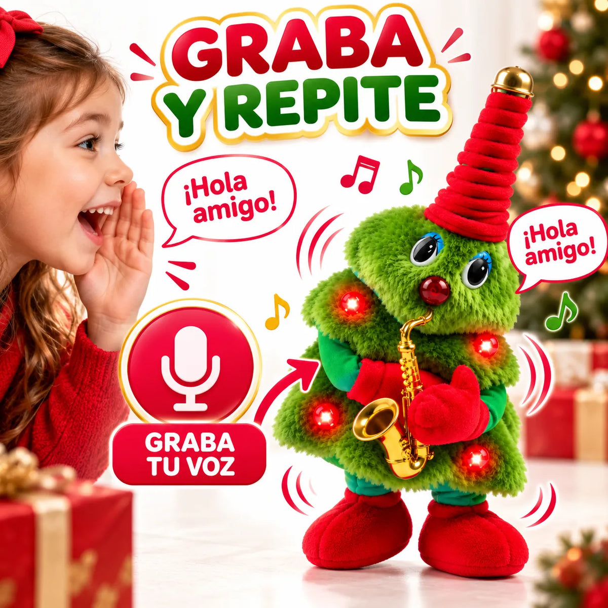 Arbol Bailarin Navideño