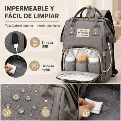 Bolso con cuna para bebes