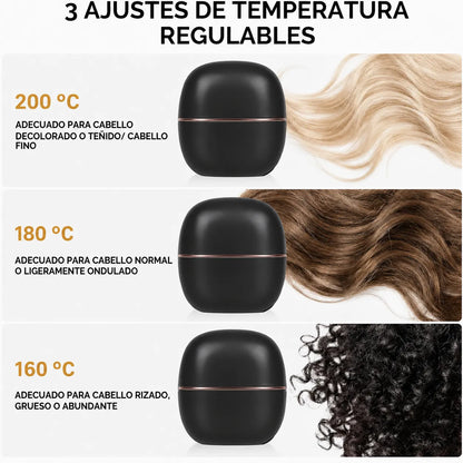 Cepillo alisador plancha cabello mini