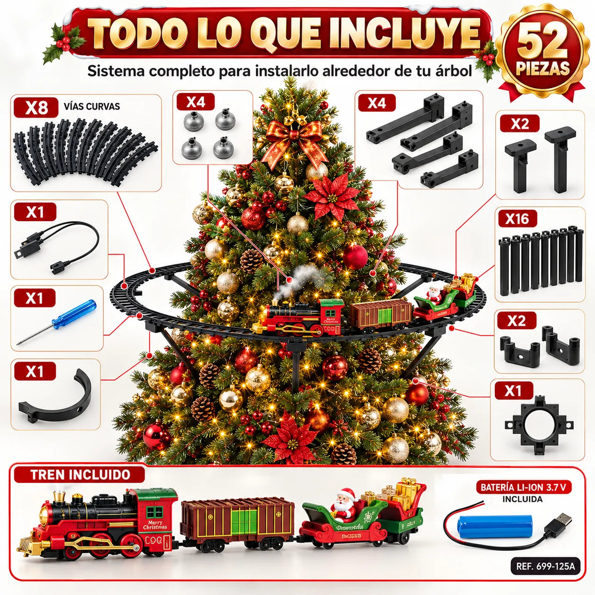 PISTA DE TREN 699-125A