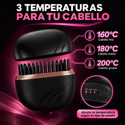 Cepillo alisador plancha cabello mini