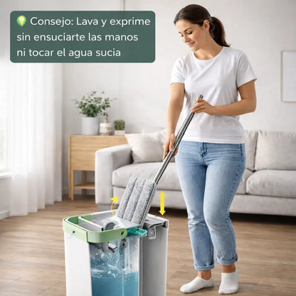 TRAPEADOR MICROFIBRA Y ESCURRIDOR