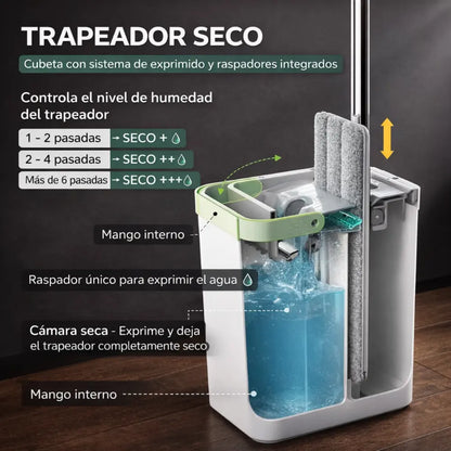 TRAPEADOR MICROFIBRA Y ESCURRIDOR