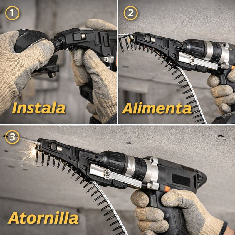 ADAPTADOR DISPENSADOR DE TORNILLOS