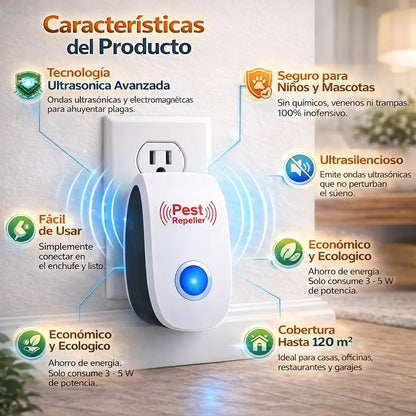 Repelente Ultrasonico Para Insectos