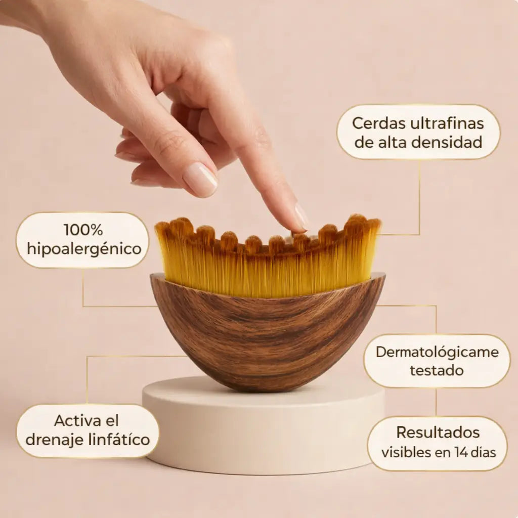 Cepillo para drenaje linfatico