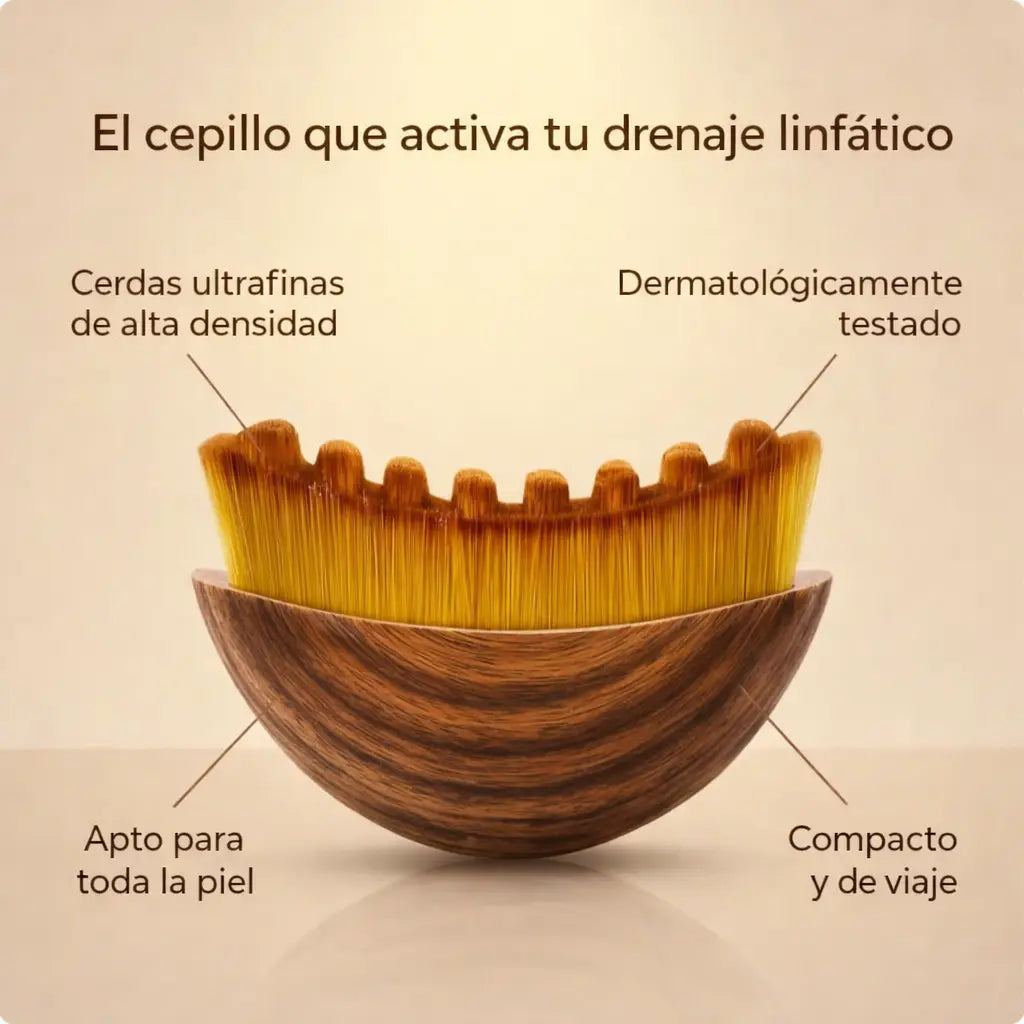 Cepillo para drenaje linfatico