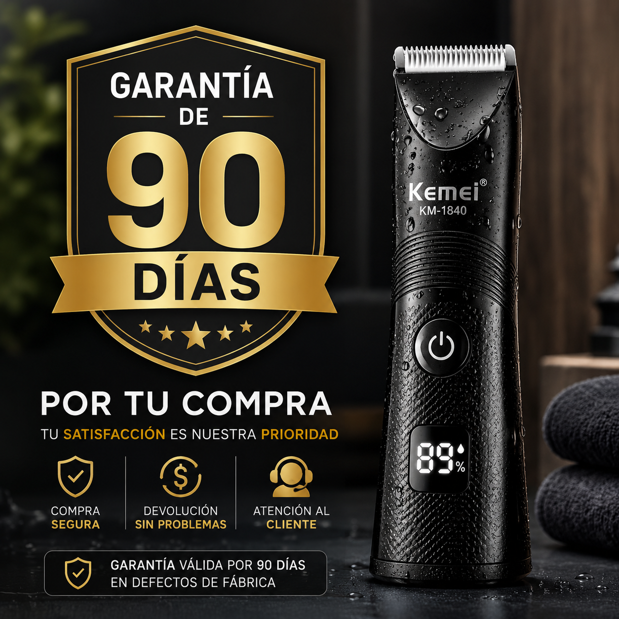 GARANTIA 90 DIAS KEMEI