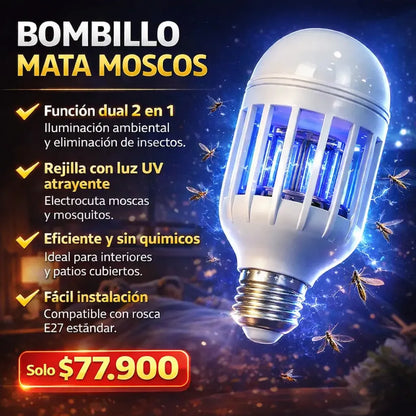 BOMBILLO MATA MOSCA SEEMAX E27 X3