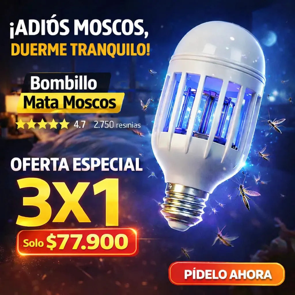 BOMBILLO MATA MOSCA SEEMAX E27 X3