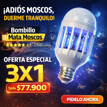 BOMBILLO MATA MOSCA SEEMAX E27 X3