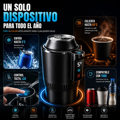Portavasos Inteligente 2 En 1 Frio Calor