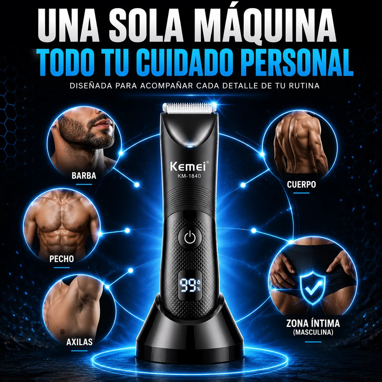 Máquina Rasuradora Kemei