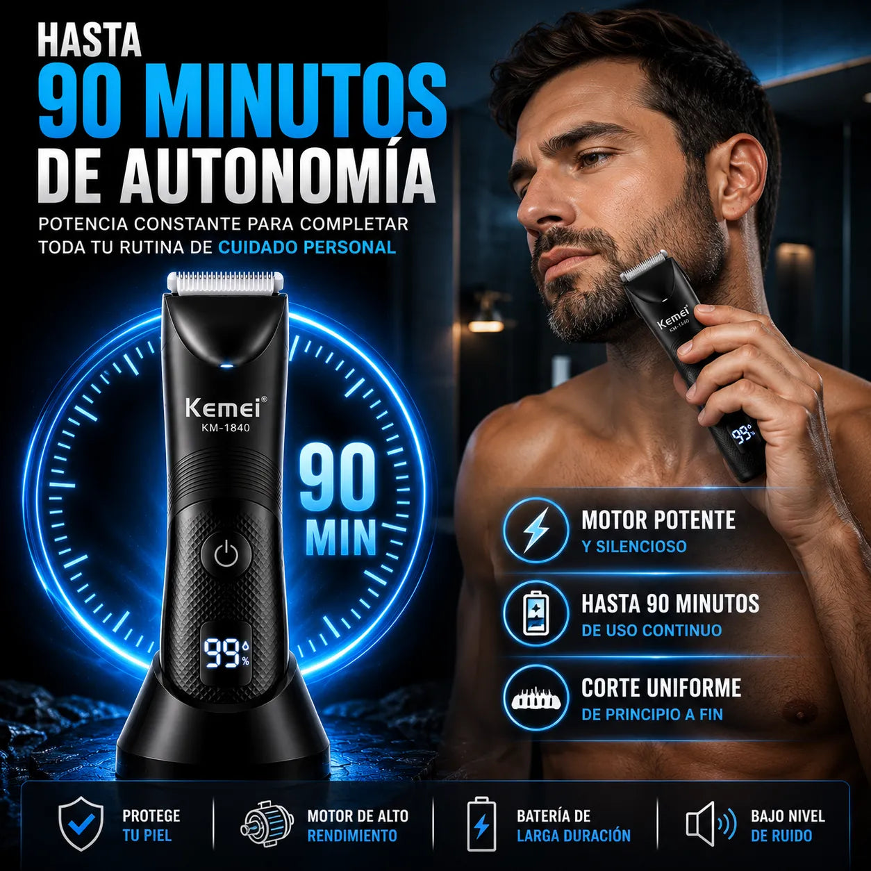 Máquina Rasuradora Kemei