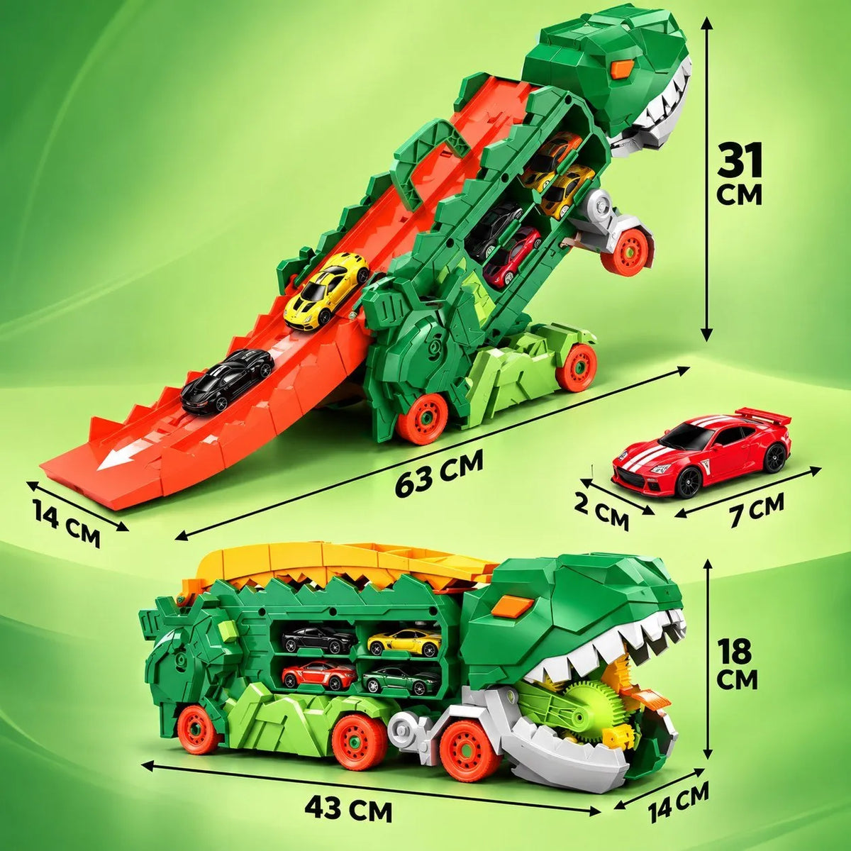Mula Pista Dinosaurio