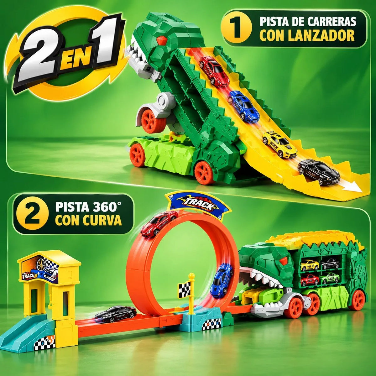 Mula Pista Dinosaurio