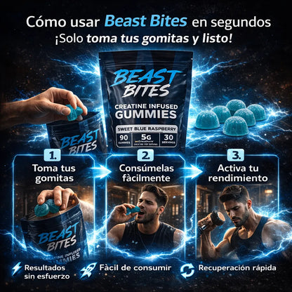 BEAST BITES GOMITAS DE CREATINA