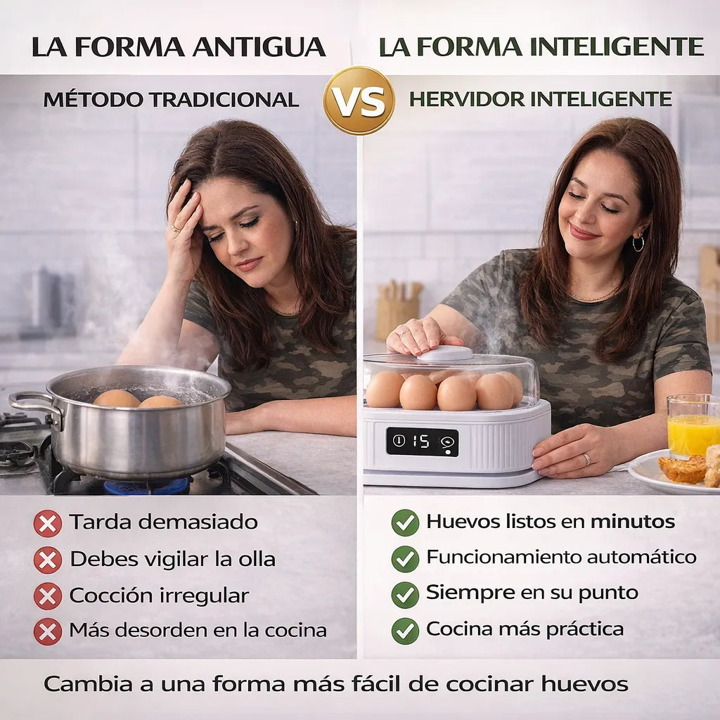 Hervidora De Huevos x6