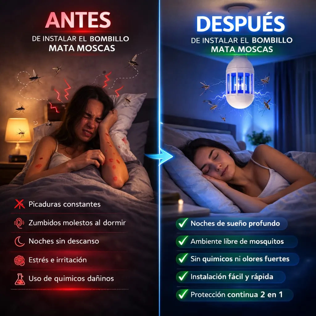 BOMBILLO MATA MOSCA SEEMAX E27 X3