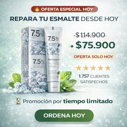Crema dental Hydroxyapatite