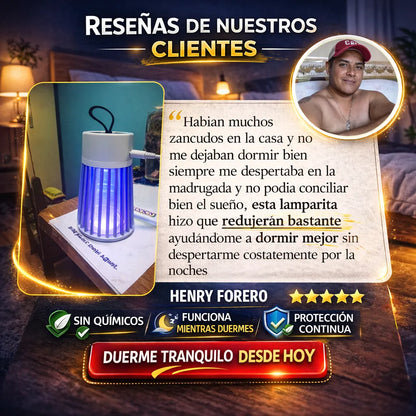 LÁMPARA MATAMOSCOS X3