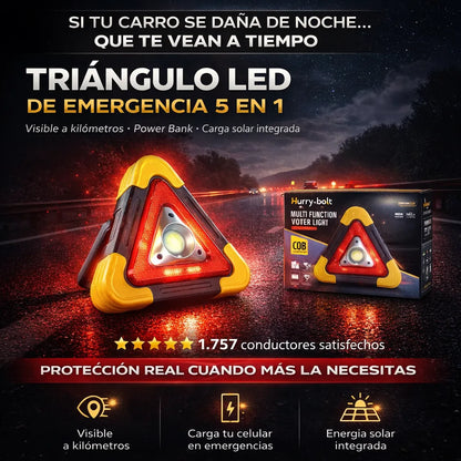 LÁMPARA CARRO TRIÁNGULO HB-6609