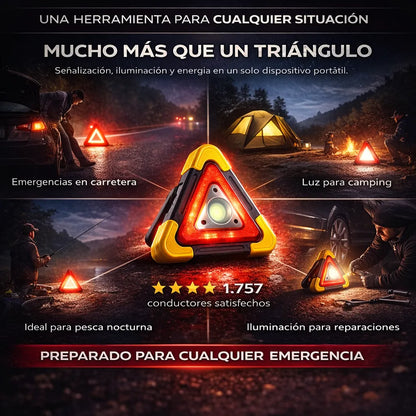 LÁMPARA CARRO TRIÁNGULO HB-6609