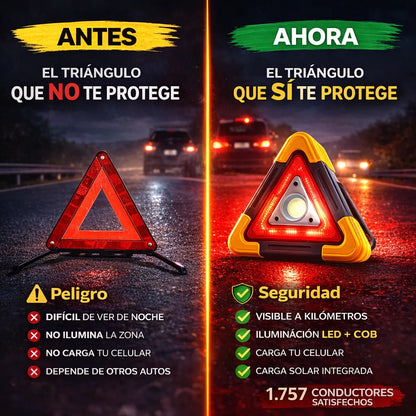 LÁMPARA CARRO TRIÁNGULO HB-6609