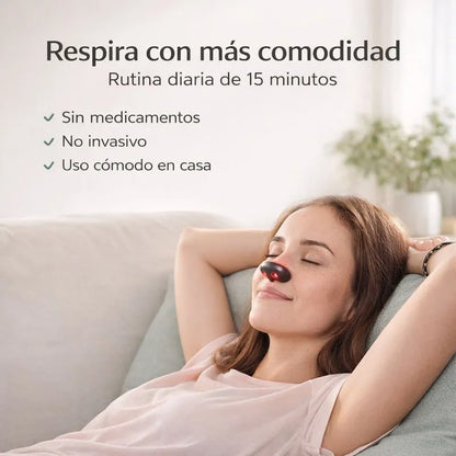 Dispositivo de terapia nasal luz roja