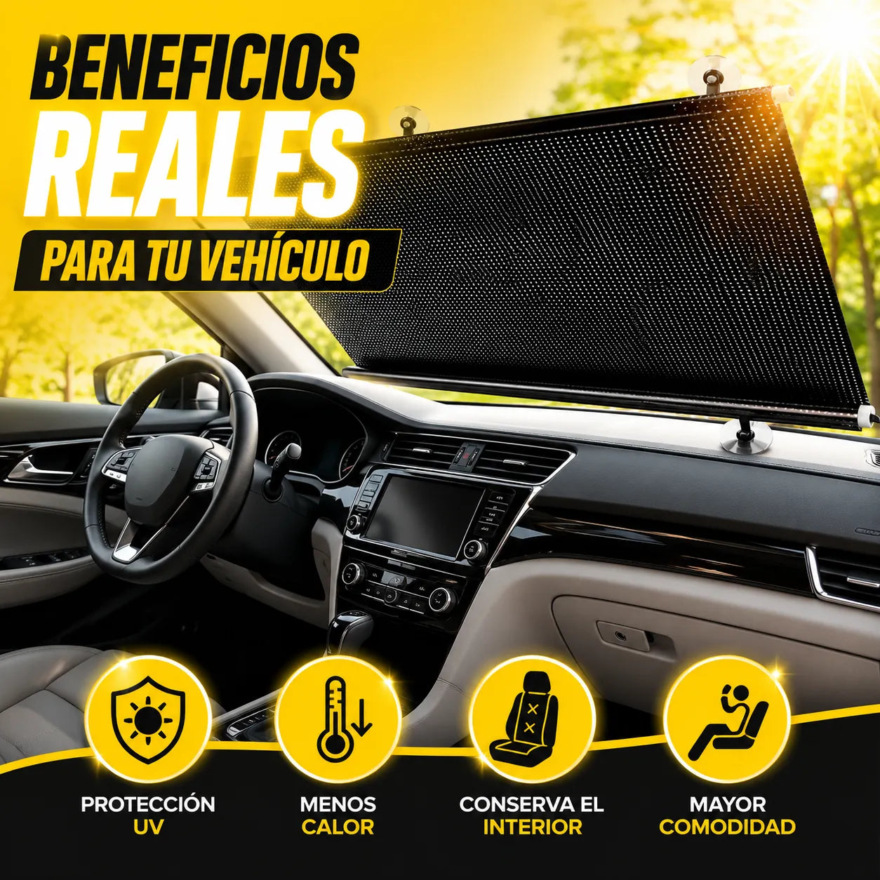 PERSIANA ENROLLABLE RETRACTIL VEHICULO
