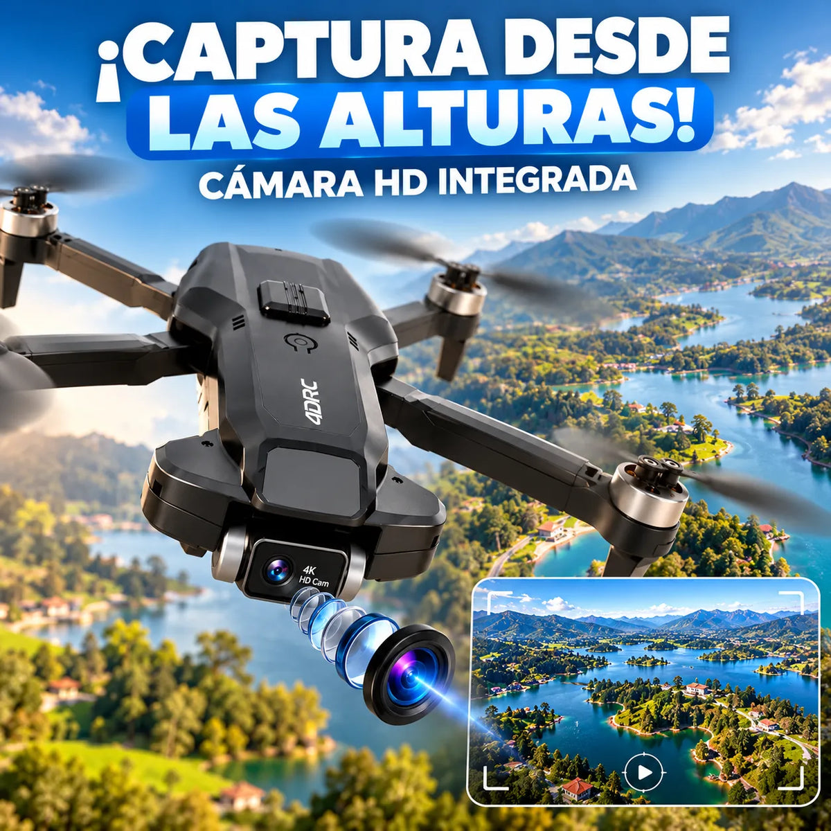DRON CON CÁMARA FX131 iVEY ADVANCE MG489