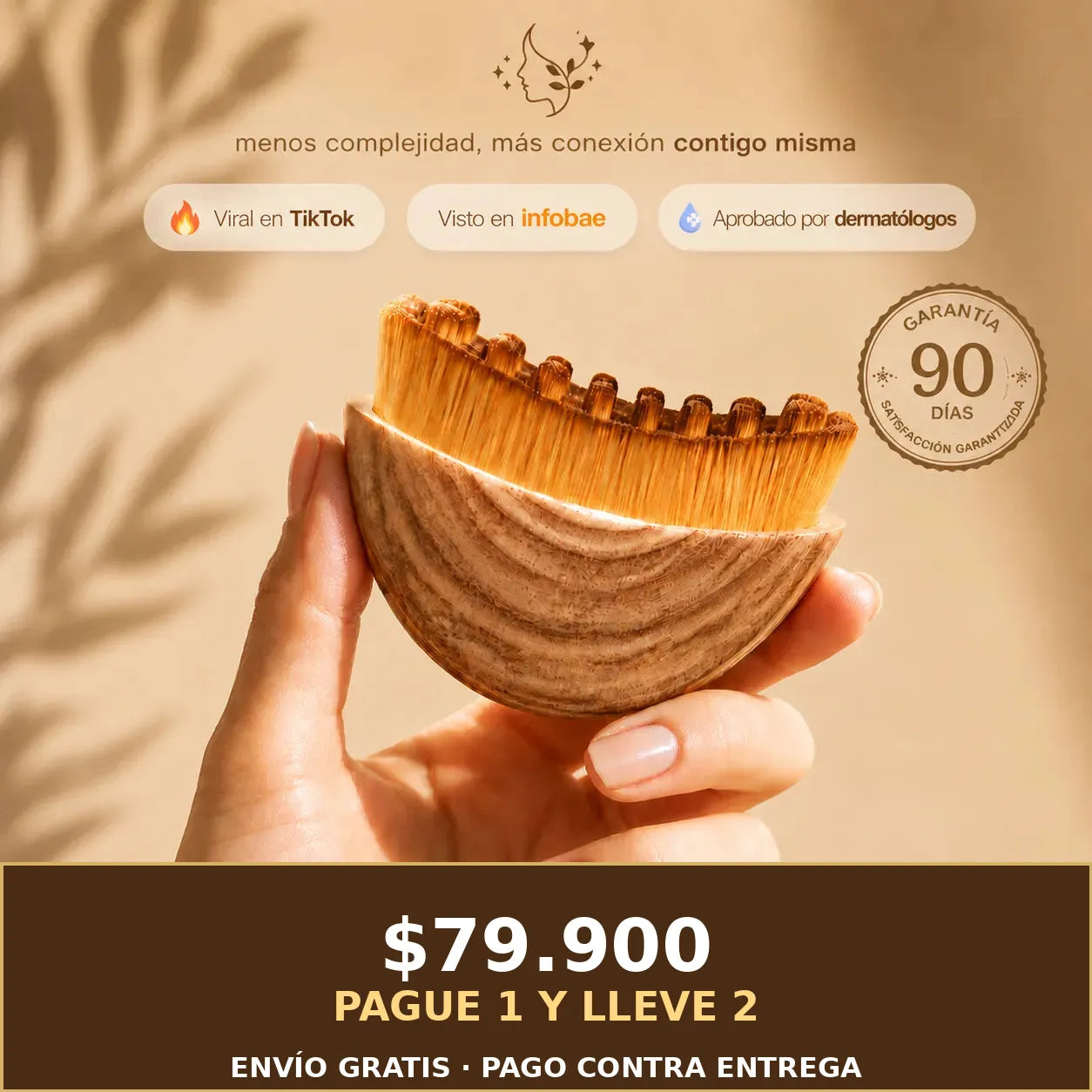Cepillo para drenaje linfatico