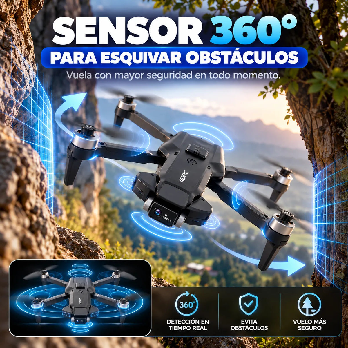 DRON CON CÁMARA FX131 iVEY ADVANCE MG489