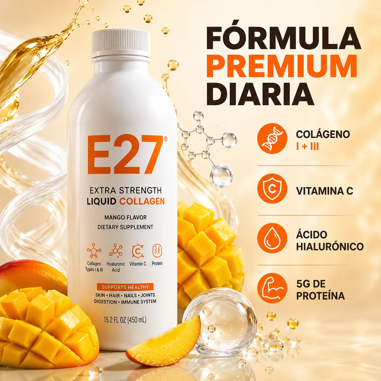 E27 COLLAGEN LIQUIDO