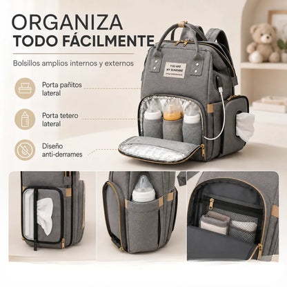 Bolso con cuna para bebes