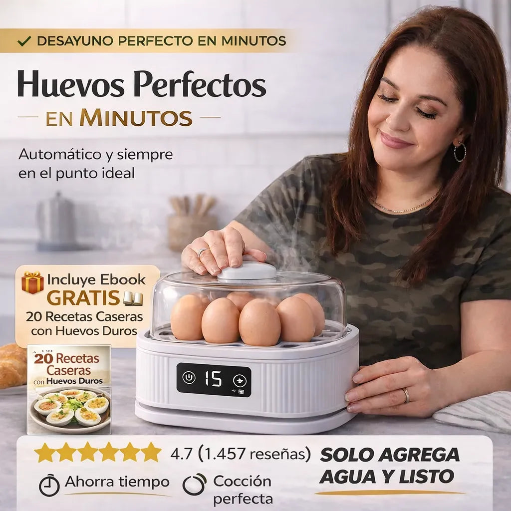 Hervidora De Huevos x6