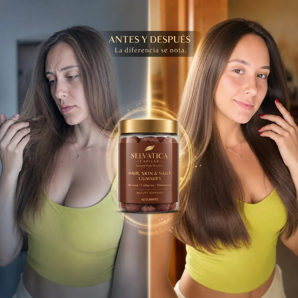 GOMITAS SELVATICA CABELLO, UÑAS, PIEL