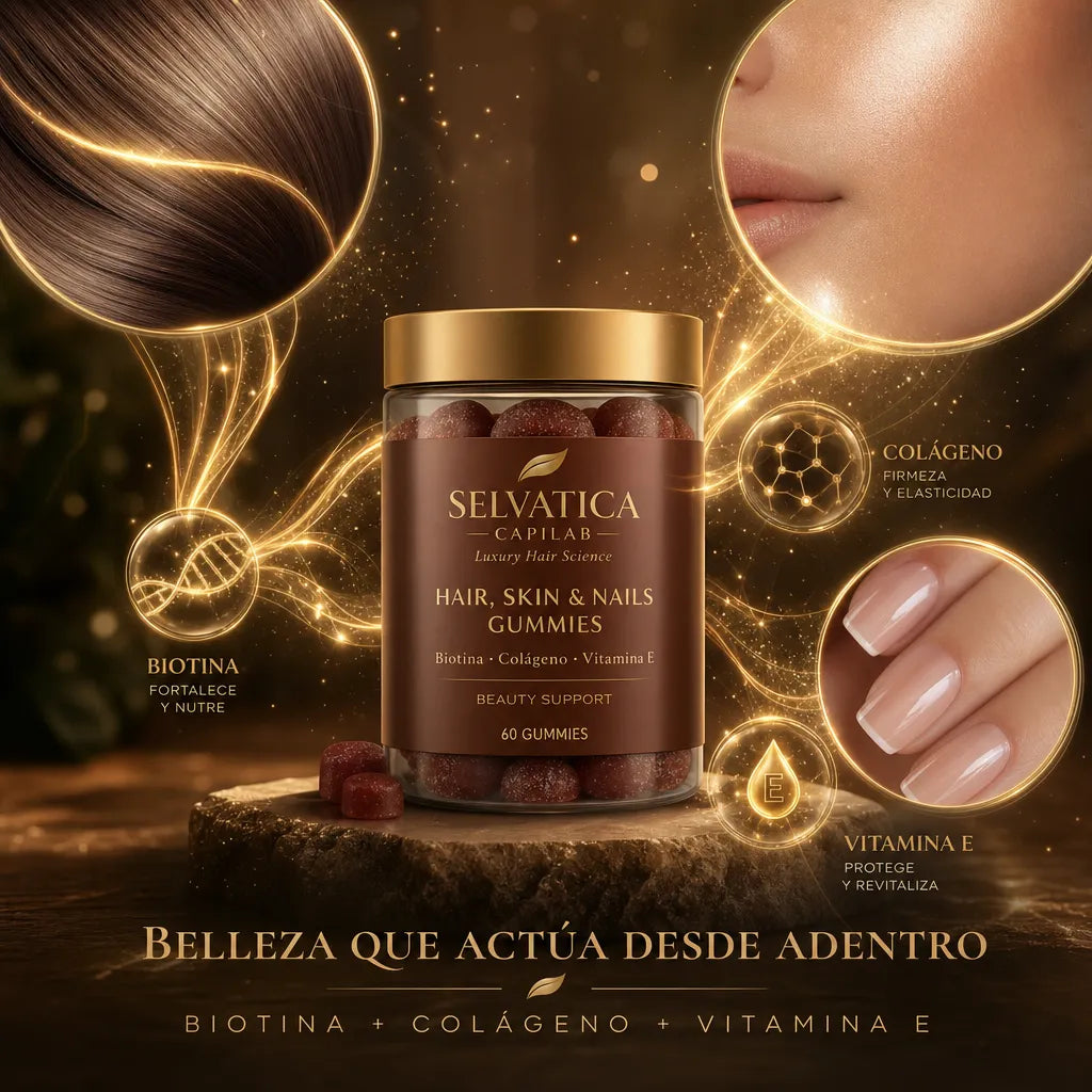 GOMITAS SELVATICA CABELLO, UÑAS, PIEL