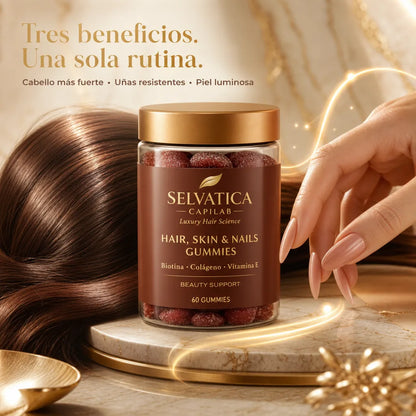 GOMITAS SELVATICA CABELLO, UÑAS, PIEL