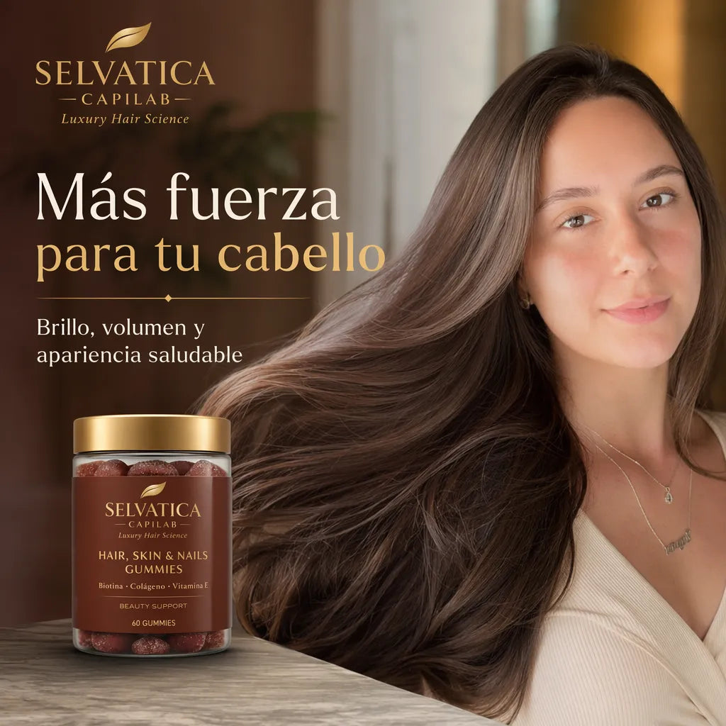 GOMITAS SELVATICA CABELLO, UÑAS, PIEL