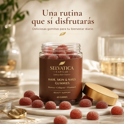 GOMITAS SELVATICA CABELLO, UÑAS, PIEL