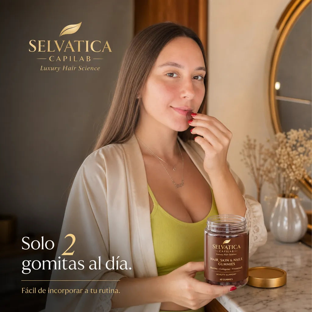 GOMITAS SELVATICA CABELLO, UÑAS, PIEL